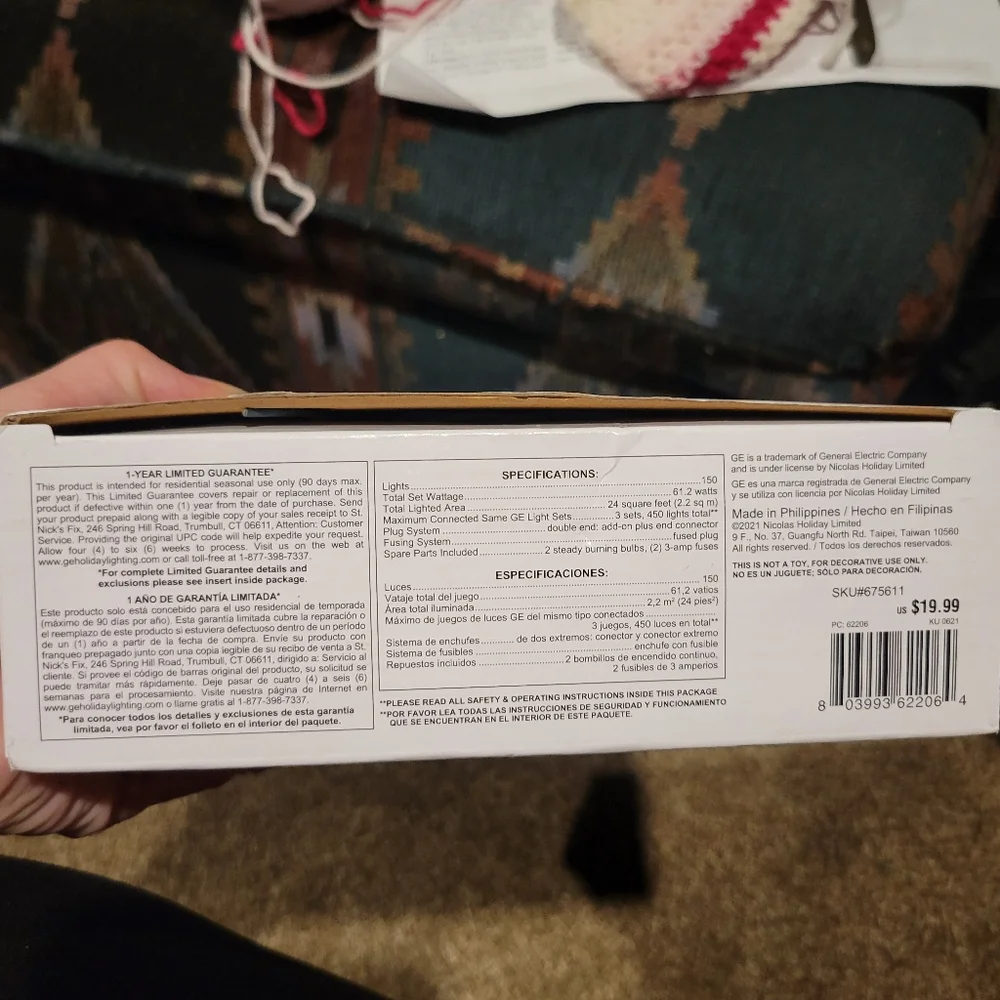 GE String-A-Long 150 Net Lights